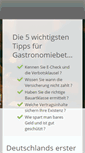 Mobile Screenshot of gastronomieversicherung24.de